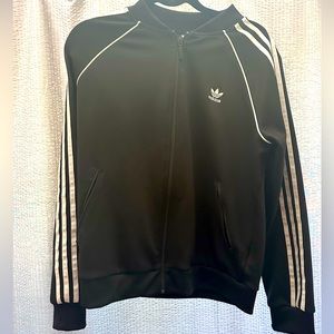 Adidas Track Jacket- Black Size L